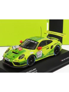   Ixo-Models - PORSCHE 911 991-2 GT3 R TEAM MANTHEY RACING N 912 4th 24h VLN 3 NURBURGRING 2019 M.CHRISTENSEN - K.ESTRE YELLOW GREEN