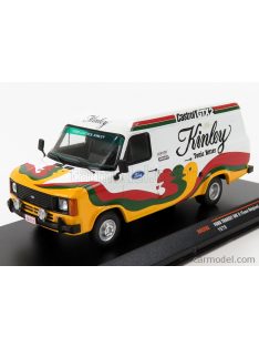   Ixo-Models - Ford England Transit Mkii Van Kinley Team Belgium 1978 White Red Green Yellow