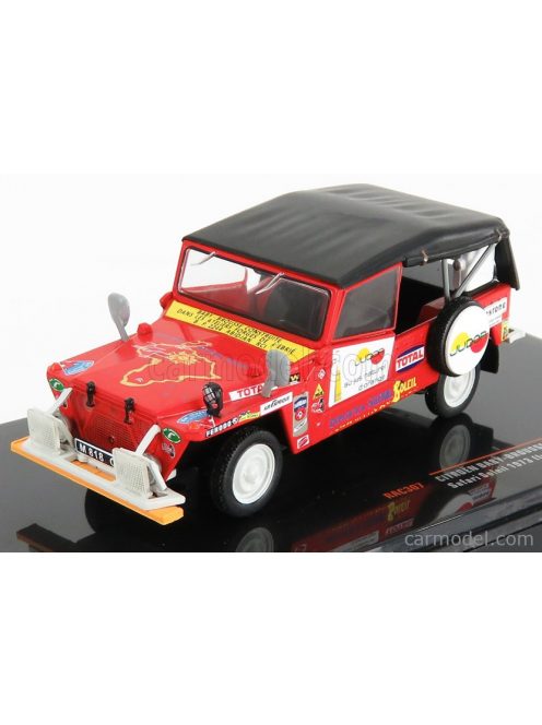 Ixo-Models - Citroen Baby Brousse Cabriolet Closed Safari Soleil 1973 Red Black