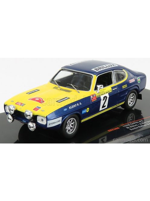 Ixo-Models - Ford England Capri 2600 Rs N 2 Rally Baltic 1972 W.Rohrl - J.Berger Blue Yellow