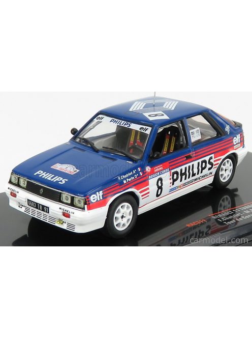 Ixo-Models - Renault R11 Turbo N 8 Rally Tour De Corse 1987 F.Chatriot - M.Perin Blue White Red