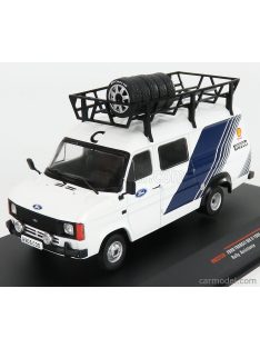   Ixo-Models - Ford England Transit Mkii Van Team Ford Rally Assistance With Accessories 1986 White Blue