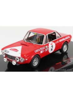   Ixo-Models - Lancia Fulvia Hf 1600 Coupe N 2 Rally Sanremo 1972 A.Ballestrieri - A.Bernacchini Red White