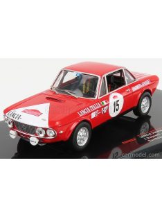   Ixo-Models - Lancia Fulvia Hf 1600 Coupe N 15 Rally Sanremo 1972 J.Ragnotti - J.P.Rouget Red White