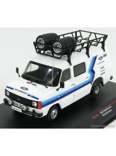   Ixo-Models - Ford England Transit Mkii Van Team Motorsport Rally Assistance With Accessories 1986 White Blue