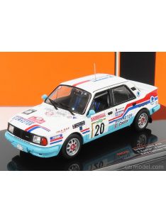   Ixo-Models - Skoda 130L N 20 Rally Sanremo 1986 S.Kvaizar - J.Janecek White Light Blue