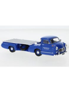   Ixo-Models - IXO, Mercedes Rennwagen-Schnelltransporter, 1955, Das blaue Wunder, 1:43