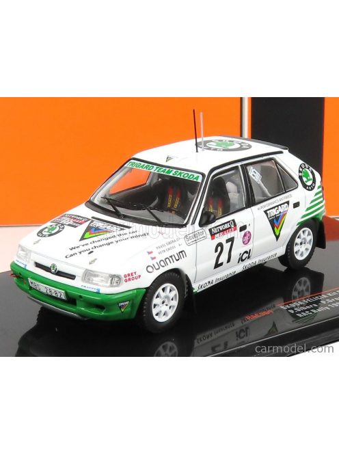 Ixo-Models - Skoda Felicia Kit Car N 27 Rally Rac Lombard 1995 S.Sibera - P.Gross White Green