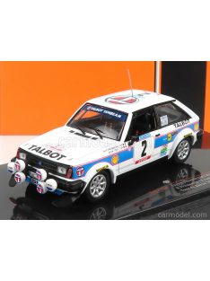   Ixo-Models - Talbot Sunbeam Lotus (Night Version) N 2 Rally Tour De Corse 1981 G.Frequelin - J.Todt White