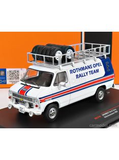   Ixo-Models - Chevrolet G-Series Van Team Rally Rothmans Opel 1983 White Blue Red