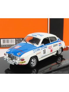   Ixo-Models - Saab 96 V4 N 18 Rally 1000 Lakes 1976 J.Vilkas - J.Soini White Blue