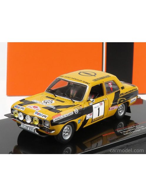 Ixo-Models - Opel Ascona Team Handler N 1 Rally Portugal 1974 A.Warmbold - J.Todt Yellow Black