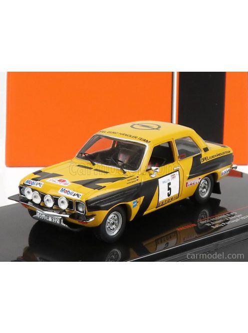 Ixo-Models - Opel Ascona Team Handler N 5 Rally Portugal 1974 W.Rohrl - J.Berger Yellow Black