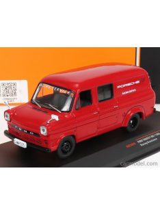   Ixo-Models - Ford England Transit Van Mki Van Team Porsche Racing Service Assistance 1966 Red