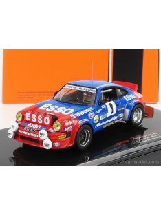   Ixo-Models - Porsche 911Sc (Night Version) N 8 Rally Montecarlo 1982 J.L.Therier - M.Vial Blue Red