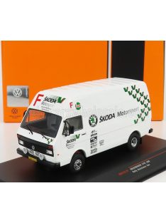   Ixo-Models - VOLKSWAGEN LT45 LWB VAN TEAM RALLY SKODA MOTORSPORT ASSISTANCE 1985 WHITE