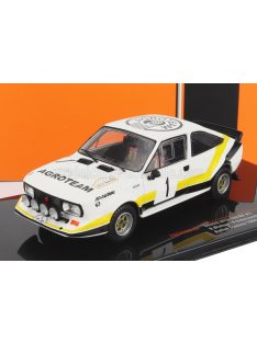   Ixo-Models - SKODA 160RS MTX (night version) N 1 RALLY SUMAVA 1984 V.BLAHNA - P.SCOVANEK WHITE BLACK YELLOW