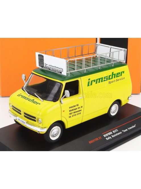 Ixo-Models - BEDFORD CF VAN TEAM IRMSCHER RALLY ASSISTANCE 1969 YELLOW GREEN