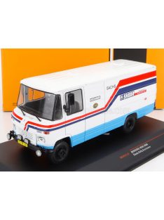   Ixo-Models - MERCEDES BENZ 508D VAN SKODA RALLY ASSISTANCE 1984 WHITE LIGHT BLUE