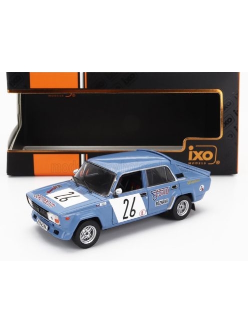 Ixo-Models - LADA FIAT 2105 VFTS N 26 RALLY PRIBRAM 1986 JAN RAKOTTYAI - EMIL SLAVIK LIGHT BLUE