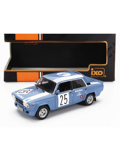 Ixo-Models - LADA FIAT 2105 VFTS N 25 RALLY PRIBRAM 1986 VACLAV CHLUSTINA - MIROSLAV HRBEK LIGHT BLUE