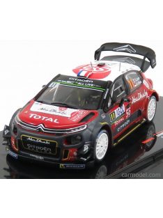   Ixo-Models - Citroen C3 Wrc Abu Dhabi N 11 Rally Tour De Corse 2018 S.Loeb - D.Elena Red White Grey