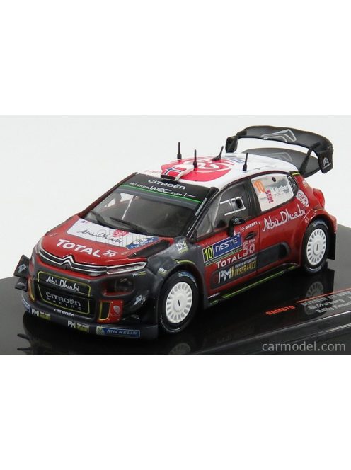 Ixo-Models - Citroen C3 Wrc Abu Dhabi N 10 Rally Finland 2018 M.Ostberg - T.Eriksen Red Grey