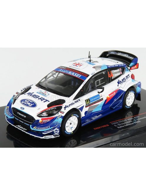 Ixo-Models - Ford England Fiesta Wrc N 44 Rally Estonia 2020 G.Greensmith - E.Edmondson 2 Tone Blue White