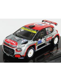   Ixo-Models - Citroen C3 R5 N 21 Rally Estonia 2020 M.Ostberg - T.Eriksen Grey Red Black