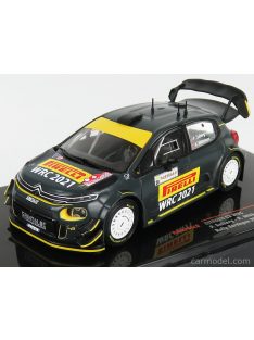   Ixo-Models - Citroen C3 Wrc N 20 Rally Sardegna Italy 2020 P.Solberg - A.Mikkelsen Matt Black