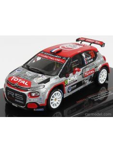   Ixo-Models - Citroen C3 R5 N 30 Rally Monza 2020 Y.Rossel - B.Fulcrand Silver Red