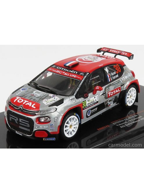 Ixo-Models - Citroen C3 R5 N 30 Rally Monza 2020 Y.Rossel - B.Fulcrand Silver Red