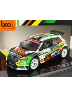   Ixo-Models - SKODA FABIA R5 EVO N 35 RALLY MONZA 2020 C.DE CECCO - J.HUMBLET BLACK GREEN WHITE