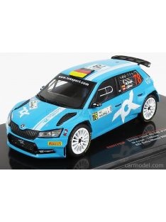   Ixo-Models - Skoda Fabia R5 Evo N 78 Rally Monza 2020 M.Engel - L.Minor Light Blue