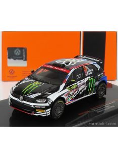   Ixo-Models - Volkswagen Polo Gti R5 N 55 Rally Wales 2019 P.Solberg - P.Mills White Black Blue