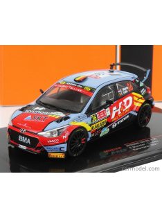   Ixo-Models - Hyundai I20 Rally2 N 36 Rally Ypres 2021 G.Munster - L.Louka Light Blue Red Black