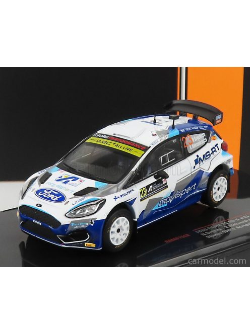 Ixo-Models - Ford England Fiesta R5 Mkii N 23 Winner Wrc2 Rally Acropolis 2021 N.Gryazin - K.Aleksandrov White Blue