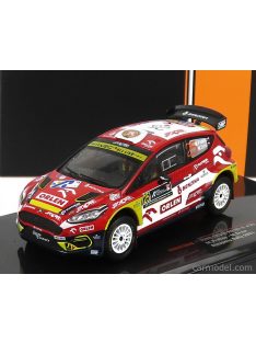   Ixo-Models - Ford England Fiesta R5 Mkii N 25 Rally Acropolis 2021 M.Prokop - M.Ernst Red White Blue