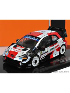   Ixo-Models - Toyota Yaris Wrc Team Toyota Gazoo Racing Dmg Mori N 33 Rally Monza 2021 E.Evans - S.Martin White Black Red