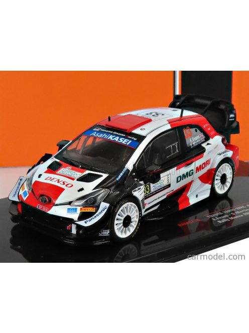 Ixo-Models - Toyota Yaris Wrc Team Toyota Gazoo Racing Dmg Mori N 33 Rally Monza 2021 E.Evans - S.Martin White Black Red