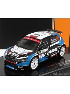   Ixo-Models - Skoda Fabia Rally2 Evo N 26 Rally Monza 2021 K.Kajetanowicz - M.Szczepaniak Blue Black White