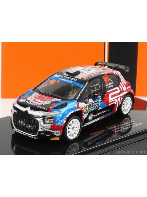 Ixo-Models - Citroen C3 Rally2 N 54 Rally Montecarlo 2022 S.Lefebvre - A.Malfoy Red Blue White