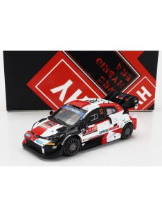   Ixo-Models - TOYOTA YARIS GR RALLY1 TEAM TOYOTA GAZOO RACING WRT N 33 2nd RALLY YPRES 2022 ELFYN EVANS - SCOTT MARTIN WHITE RED BLACK