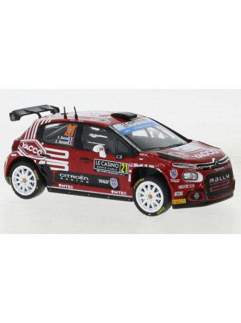 Ixo-Models - IXO, Citroen C3 Rally2, Rallye WM, Rally Monte Carlo, 2023, #21, 1:43