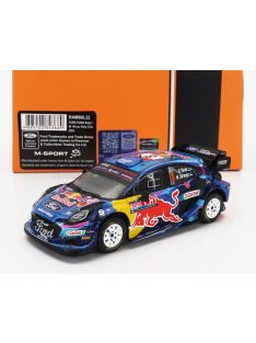   Ixo-Models - FORD ENGLAND PUMA RALLY1 RED BULL TEAM M-SPORT FORD WRT N 8 WINNER RALLY CHILE 2023 OTT TANAK - MARTIN JARVEOJA BLUE BLACK