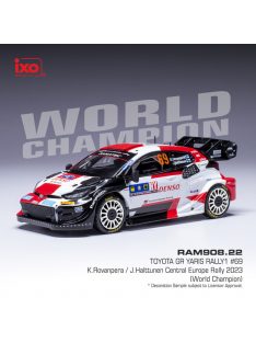   Ixo-Models - 1:43 Toyota GR Yaris Rally1 #69, Rovanperä/Halttunen, Central European Rally 2023 (World Champion) - IXO