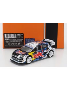   Ixo-Models - FORD ENGLAND PUMA RALLY1 TEAM M-SPORT WRT N 13 RALLY MONTECARLO 2024 GREGOIRE MUNSTER - LOUIS LOUKA WHITE BLUE YELLOW