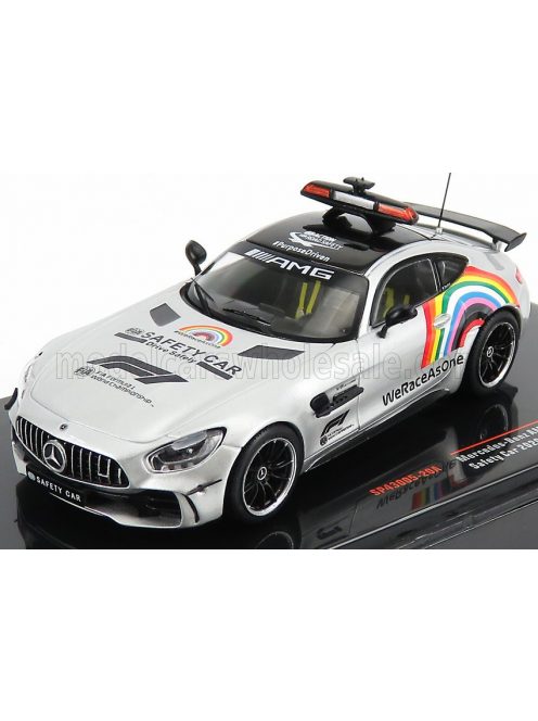 Ixo-Models - MERCEDES BENZ GT-R AMG F1 SAFETY CAR WERACEASONE 2020 BERND MAYLANDER SILVER