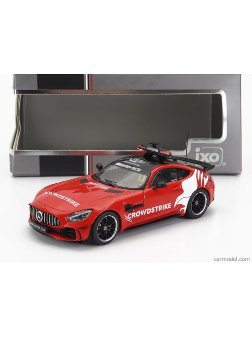 Ixo-Models - Mercedes Benz Gt-R Amg F1 Safety Car Crowdstrike 2021 Bernd Maylander Red