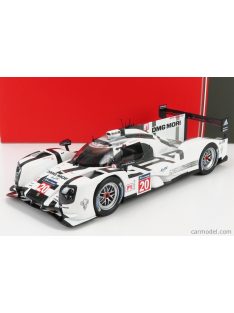   Ixo-Models - Porsche 919 2.0L Turbo V4 Hybrid Team Porsche N 20 24H Le Mans 2014 T.Bernhard - B.Hartley - M.Webber White Light Grey